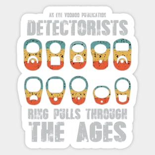 Detectorists Ring Pulls Through The Ages Speckle Edition by Eye Voodoo Sticker